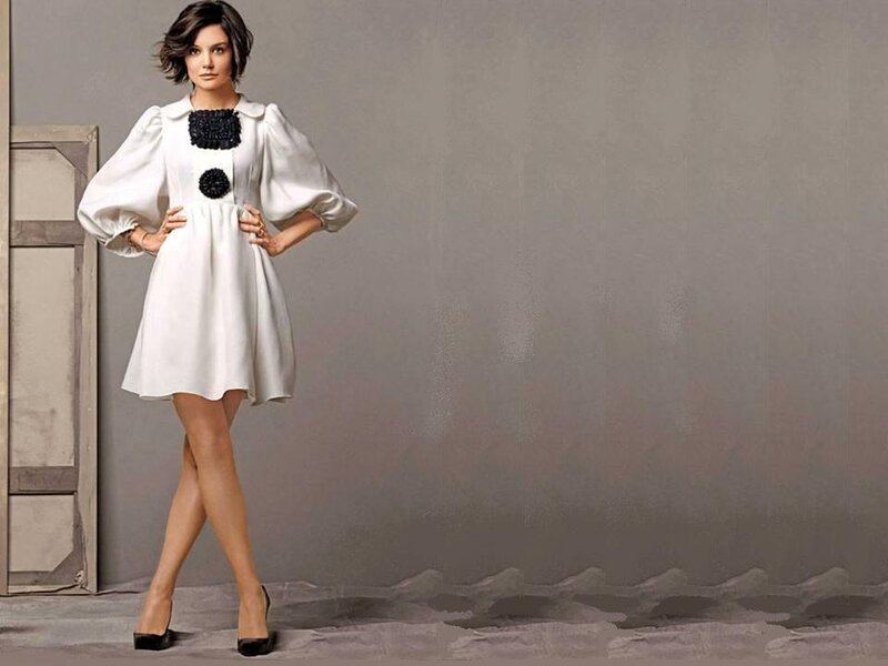 Woman in White Dress — Confident, Photograph, Heels, Wall