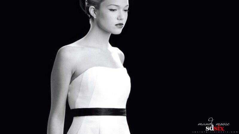 Woman in White Dress — Dramatic, Photograph, Earring, Black Background, Black