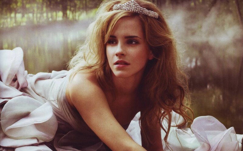 Woman in White Dress — Dramatic, Photograph, Tiara, Forest