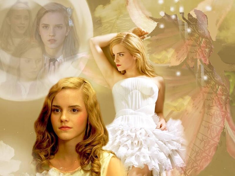 Woman in White Dress — Dreamy, Illustration