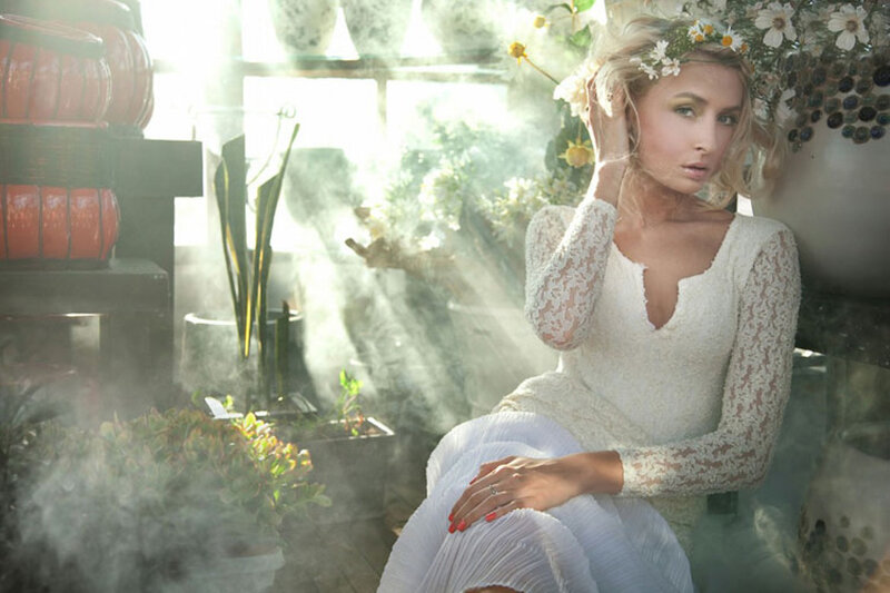 Woman in White Dress — Ethereal, Morning