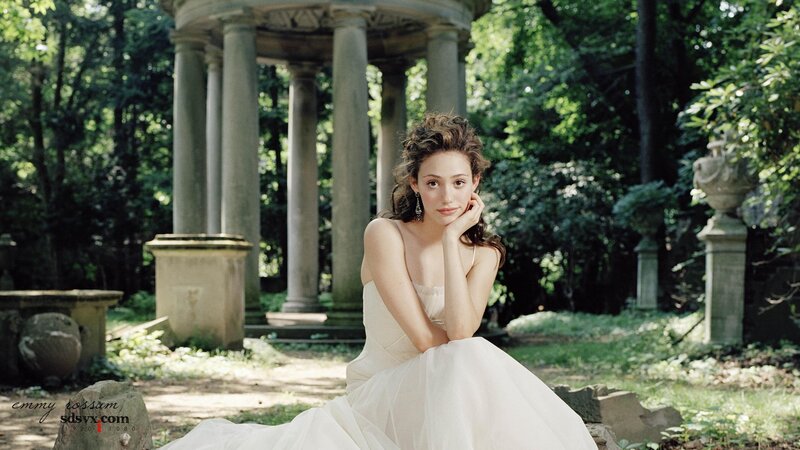 woman in white dress in garden