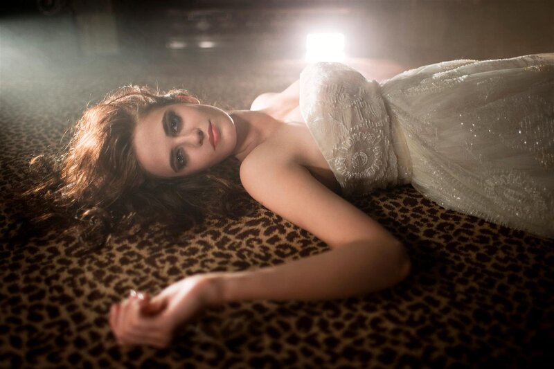 Woman in White Dress — Light