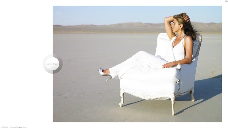 Woman in white dress on chair
