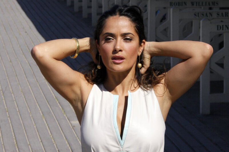 woman in white dress on deck