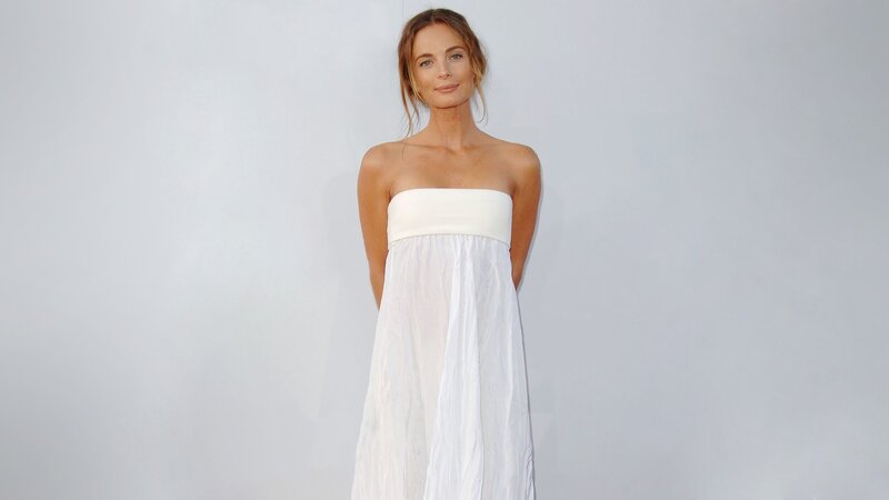 Woman in White Dress — Photograph, Wall