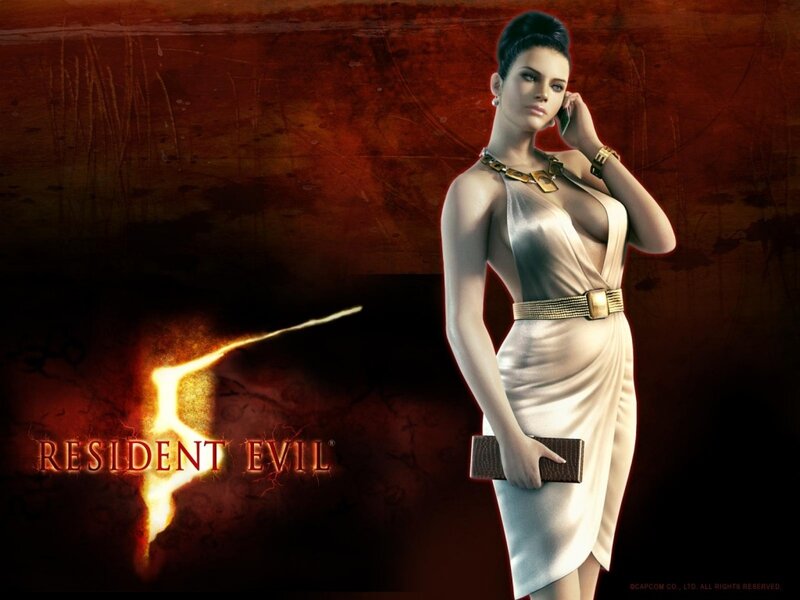 Woman in White Dress — Red, Dramatic, 3d Render
