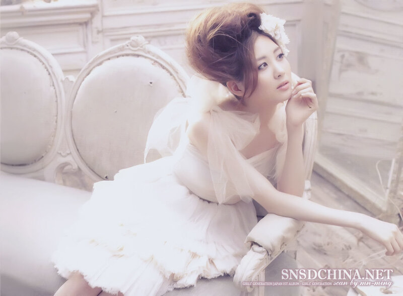 Woman in White Dress — Serene, Photograph, Chair, Flower