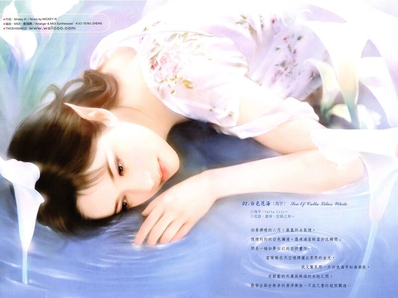 woman in white dress sleeping