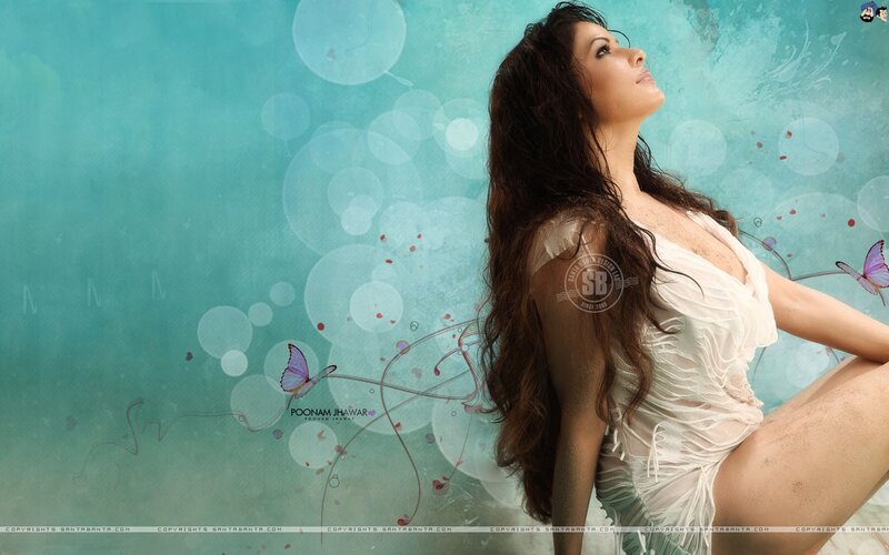 woman in white dress with butterflies
