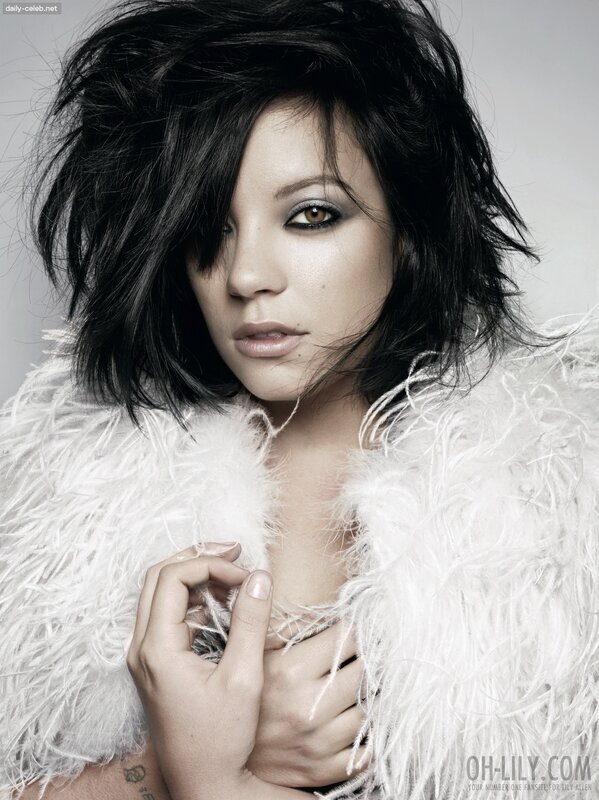 woman in white feather coat