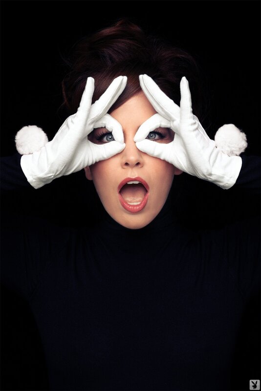 woman in white gloves making eyes