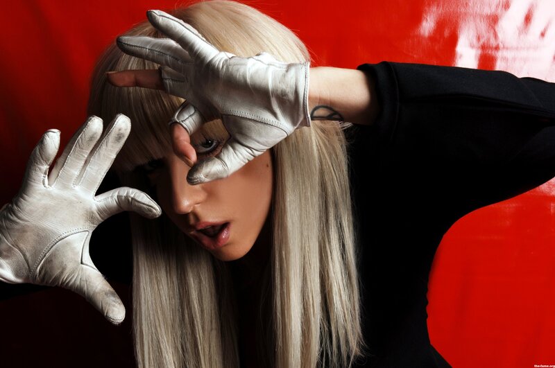 woman in white gloves