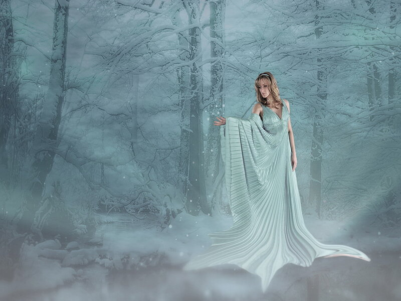 Woman in White Gown — Ethereal