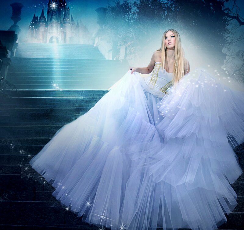 Woman in White Gown — Fantasy