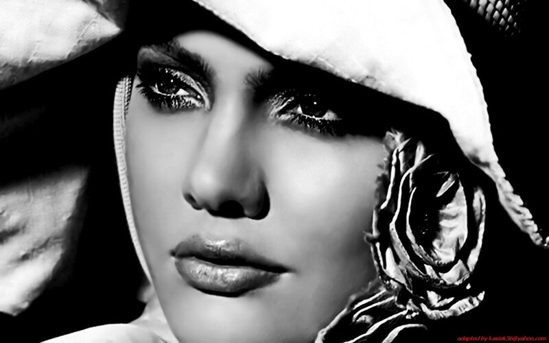 woman in white headscarf