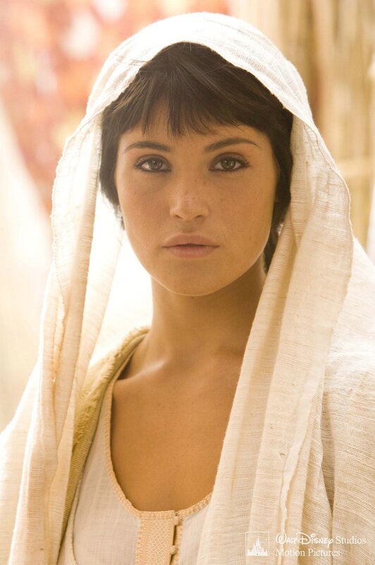 woman in white headscarf
