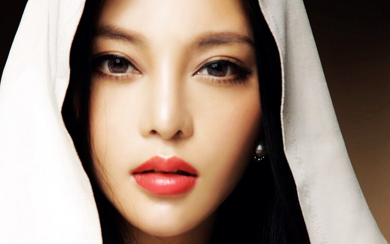 woman in white hood