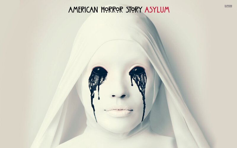Woman in White Hood — Dramatic, Photograph, Black Tears