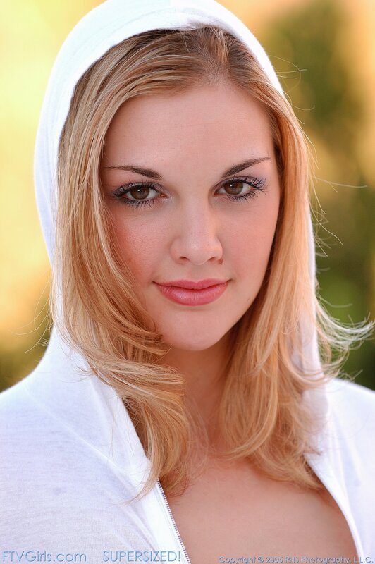 woman in white hoodie