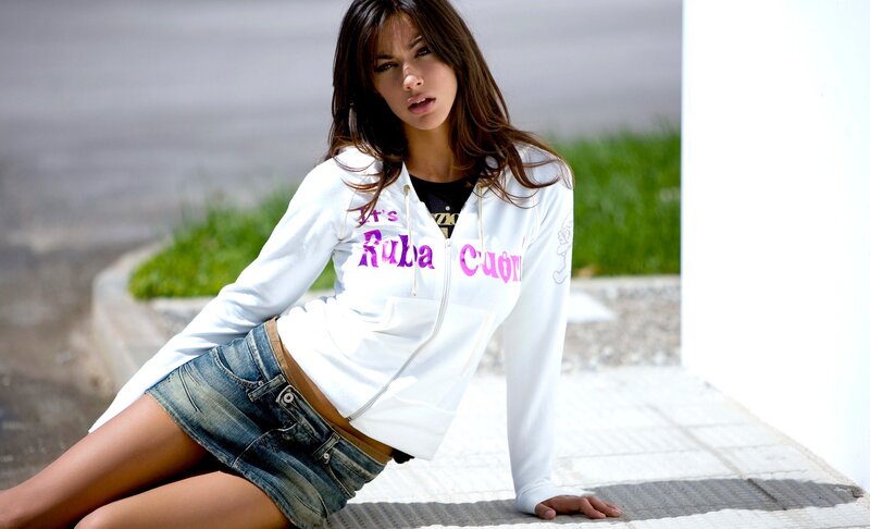 Woman in White Hoodie — Casual