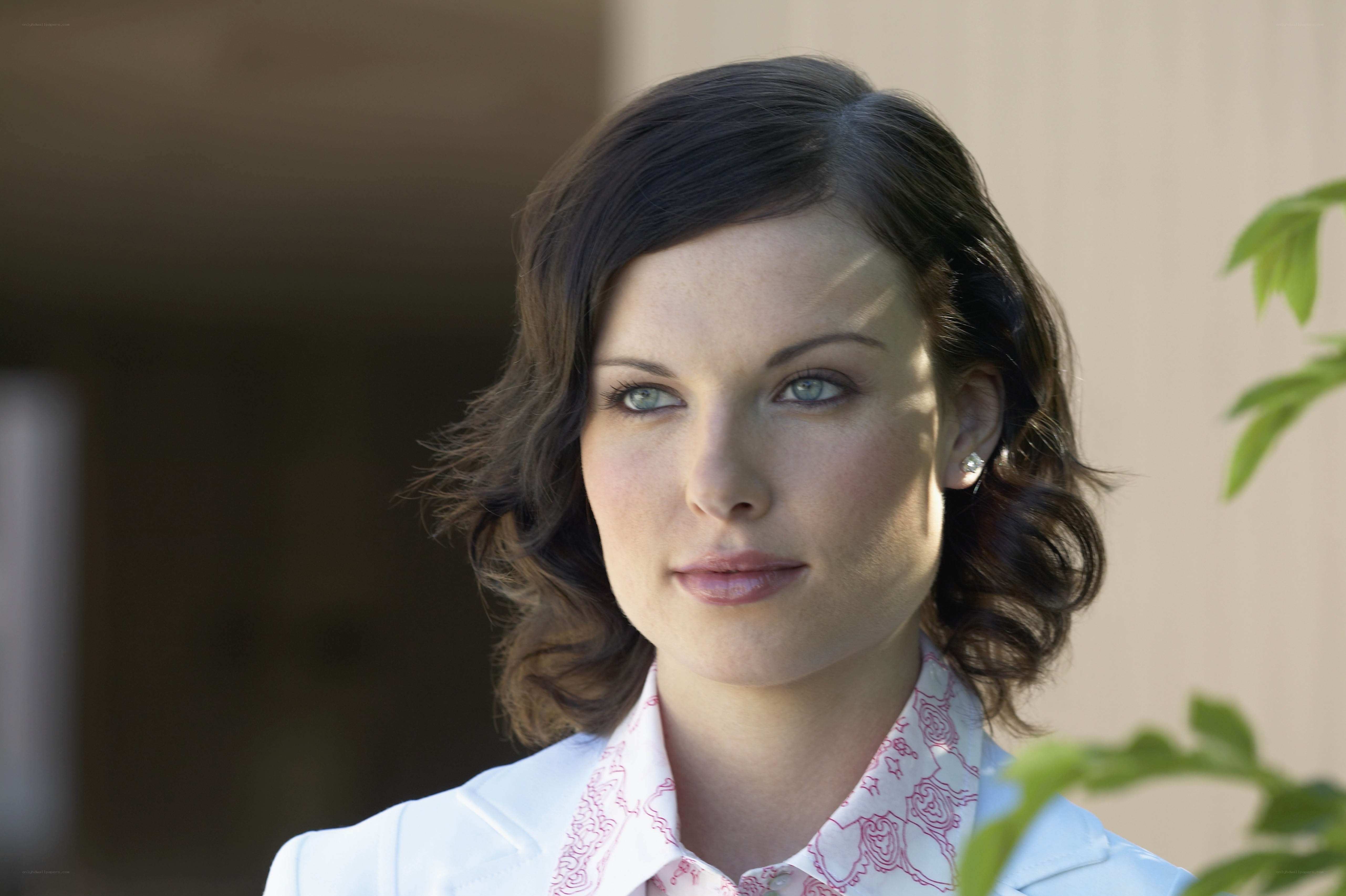 woman in white jacket