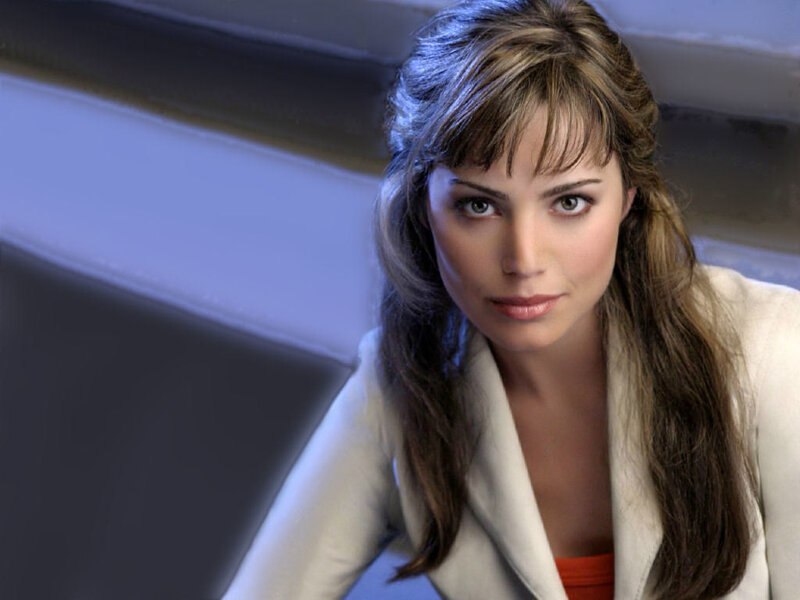 woman in white jacket