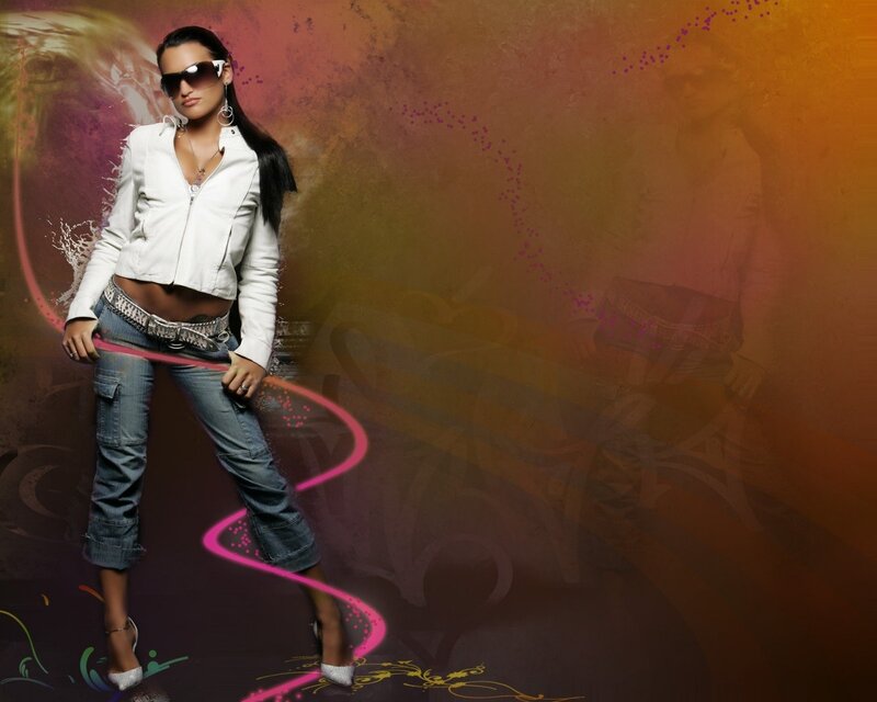 woman in white jacket and jeans