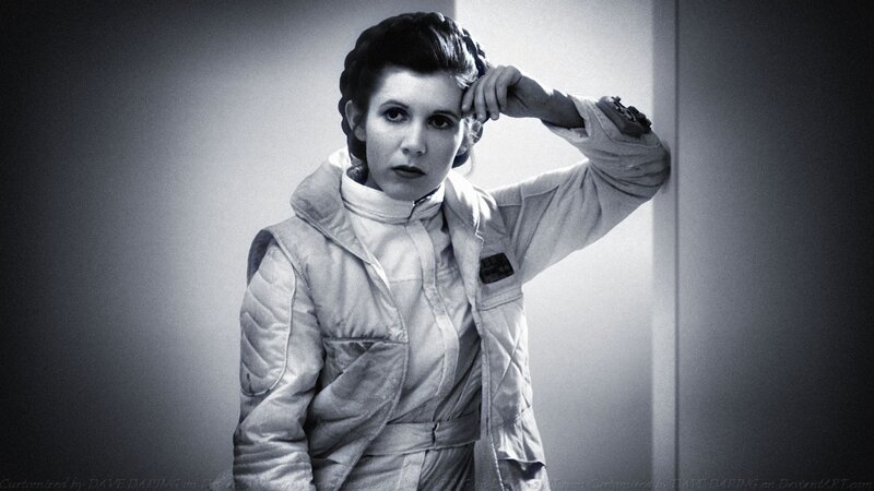 Woman in White Jacket — Black, Dramatic, Photograph