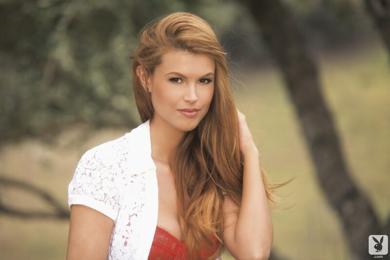 woman in white lace top
