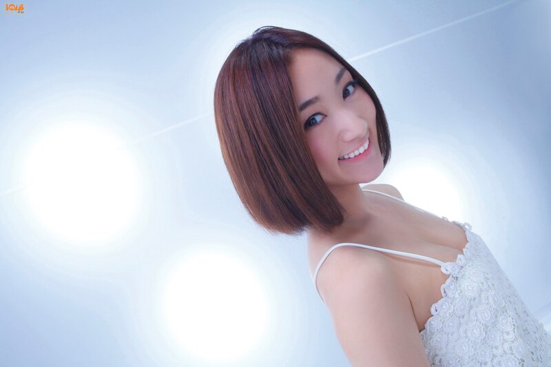 woman in white lace top