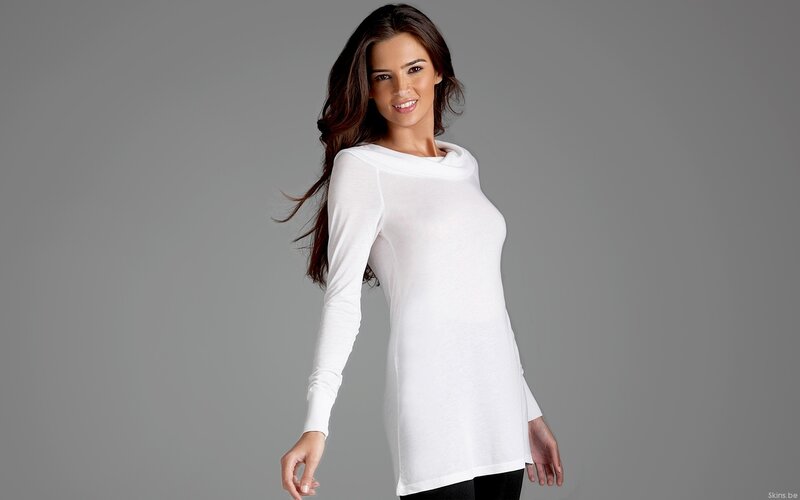 woman in white long-sleeve top