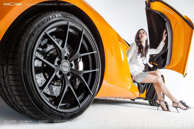 Woman in White Outfit — Orange, Dramatic