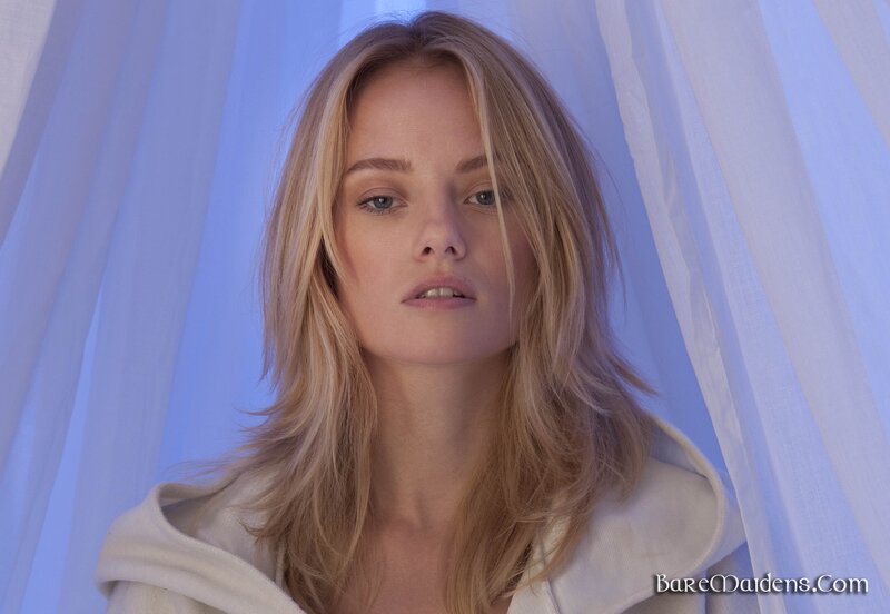 woman in white robe