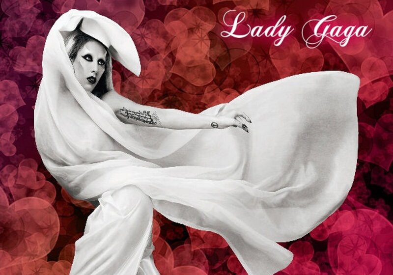 Woman in White Robe — Red