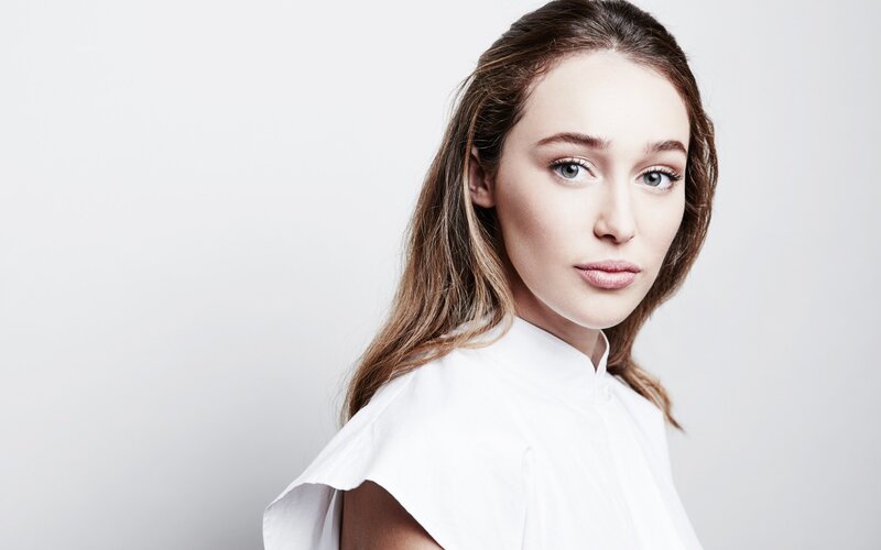 woman in white shirt