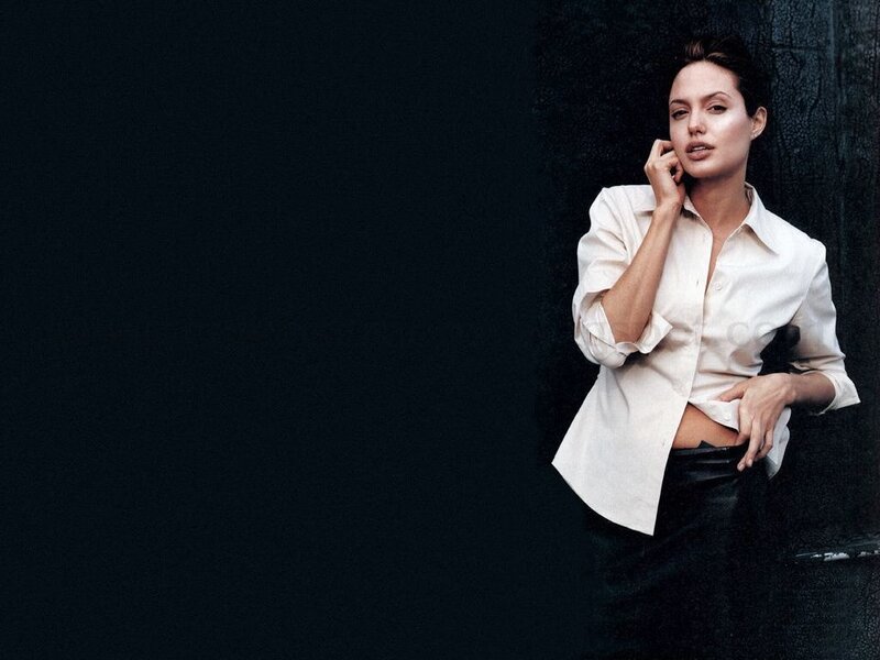 woman in white shirt