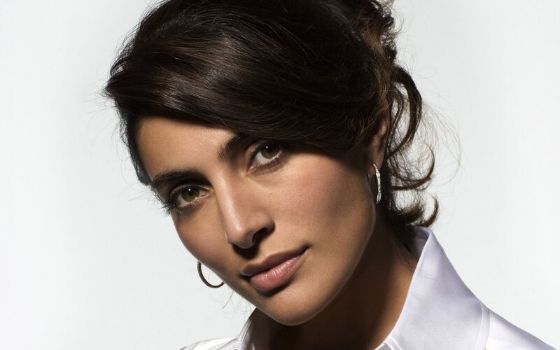 woman in white shirt