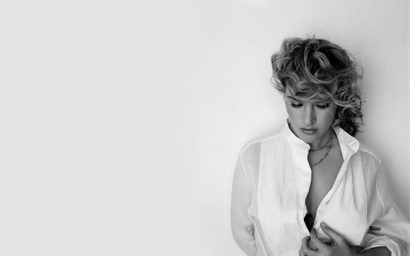 woman in white shirt