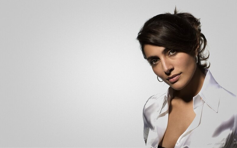 woman in white shirt