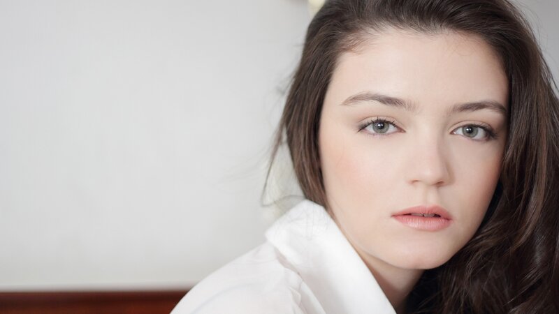 woman in white shirt