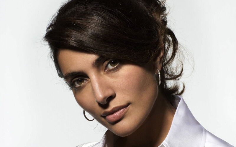 woman in white shirt