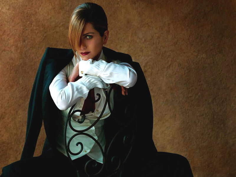 woman in white shirt and black jacket