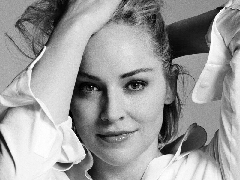 Woman in White Shirt — Black, Neutral