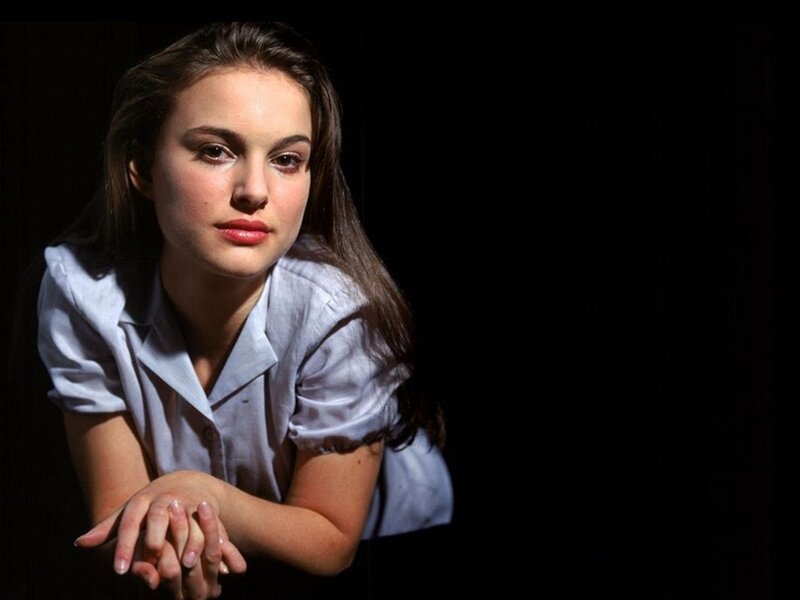 Woman in White Shirt — Dramatic, Photograph, Hands