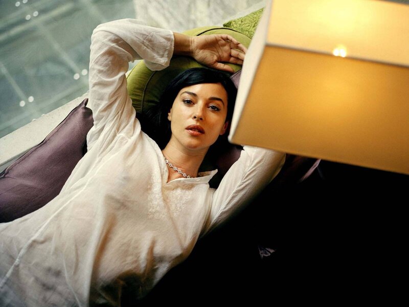 woman in white shirt lying down