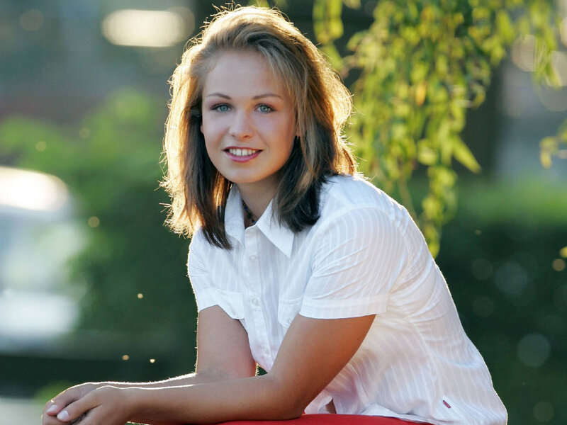 woman in white shirt outdoors