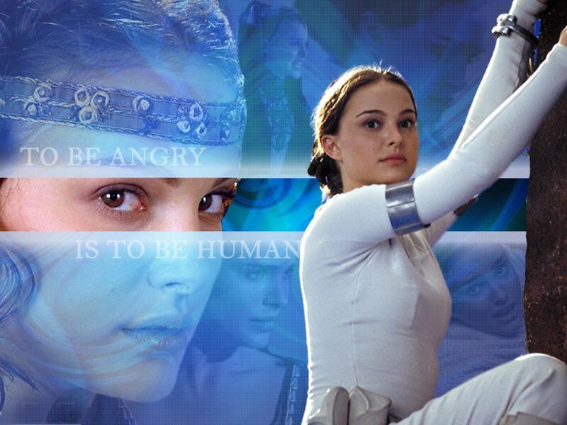 Woman in White Suit — Blue, Dramatic