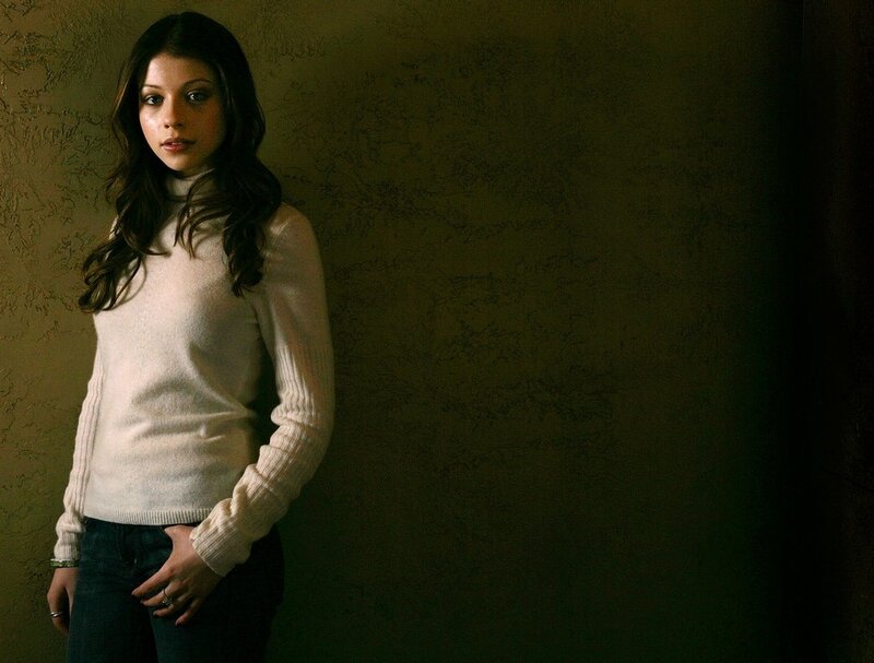 woman in white sweater
