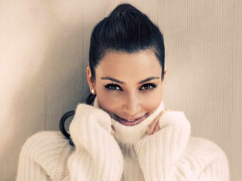 woman in white sweater